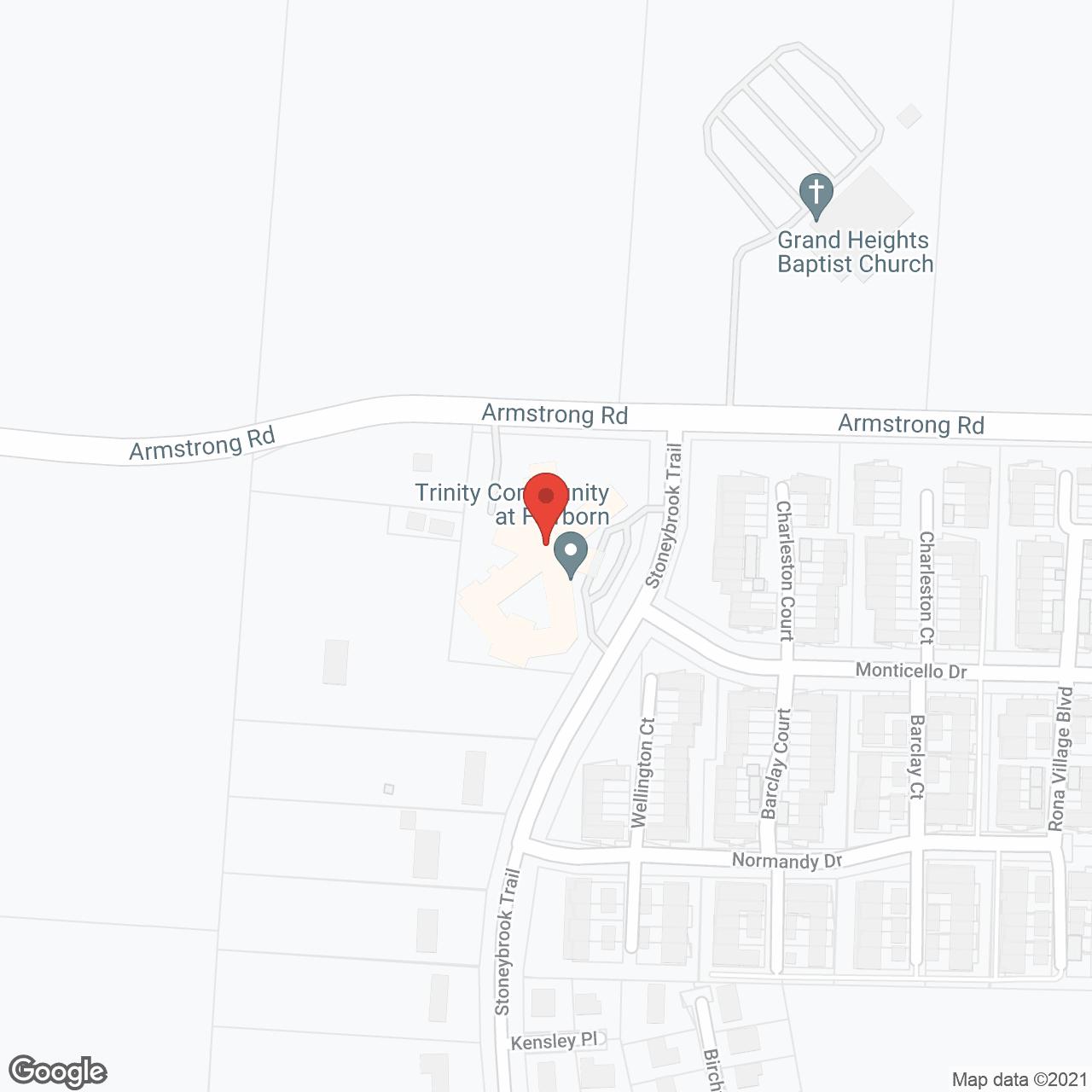 Trinity at Fairborn in google map