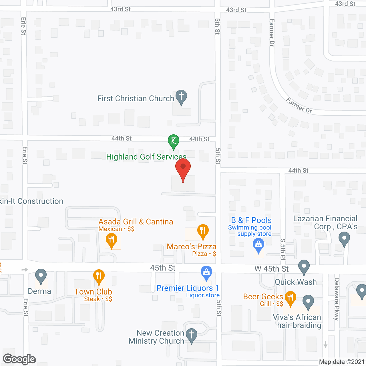 Highland Nursing Home in google map