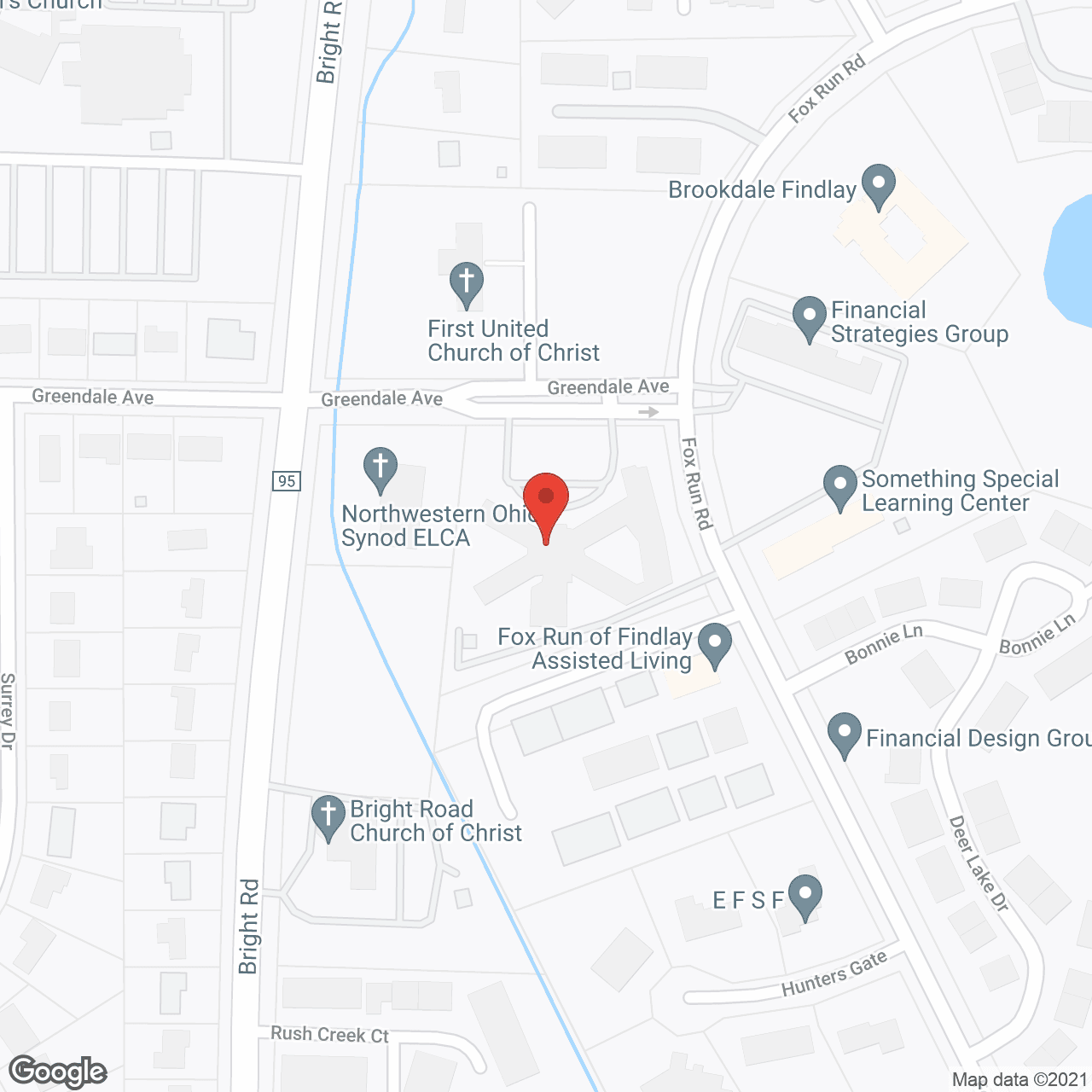 Fox Run Manor in google map