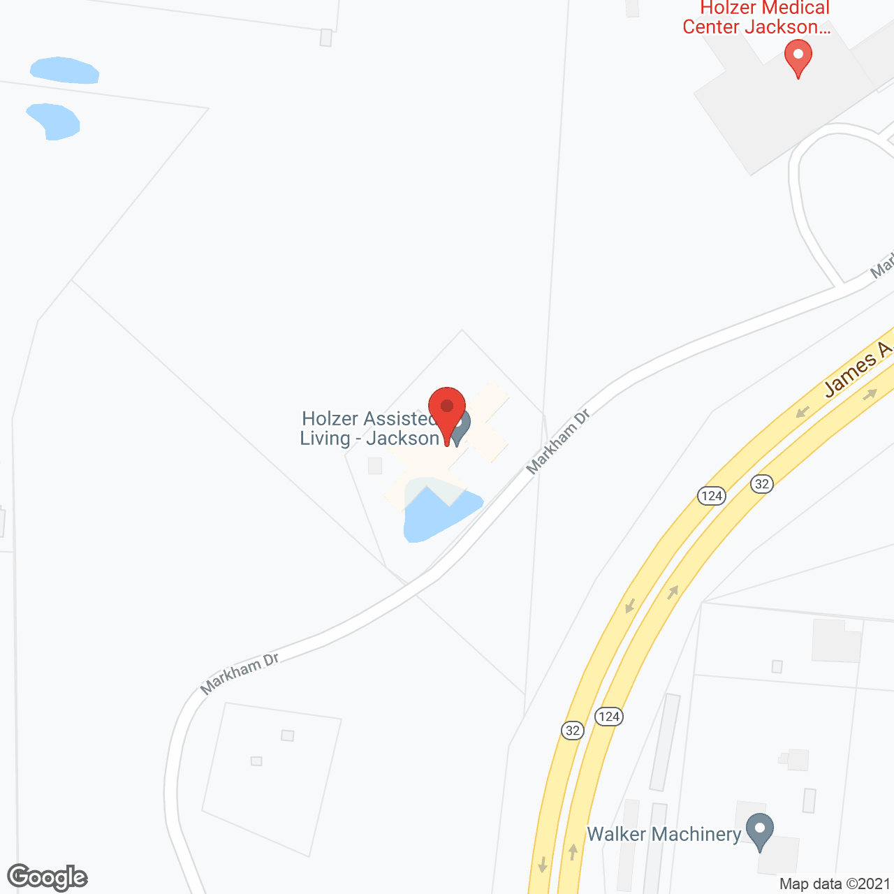 Holzer Assisted Living in google map