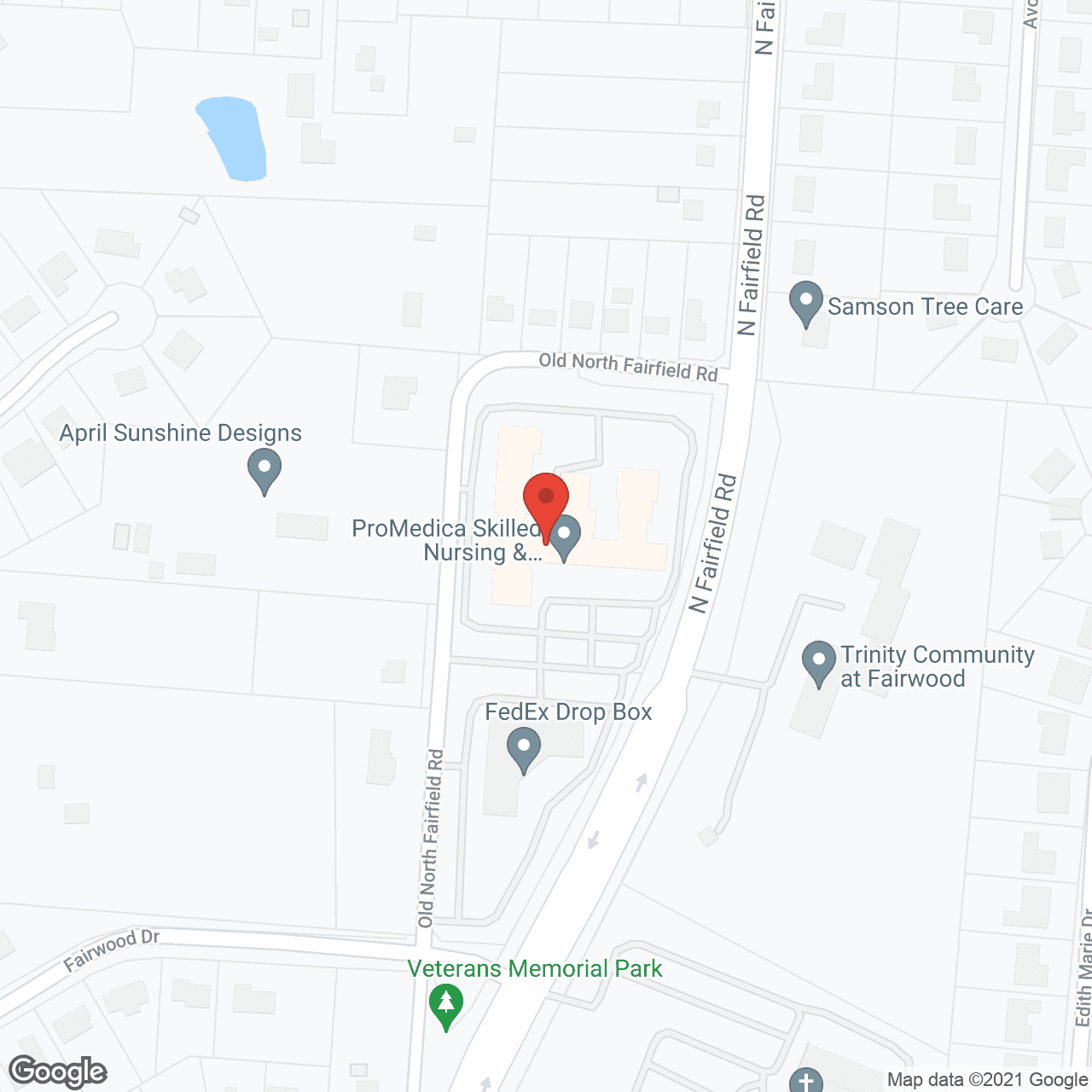 ProMedica Beavercreek in google map