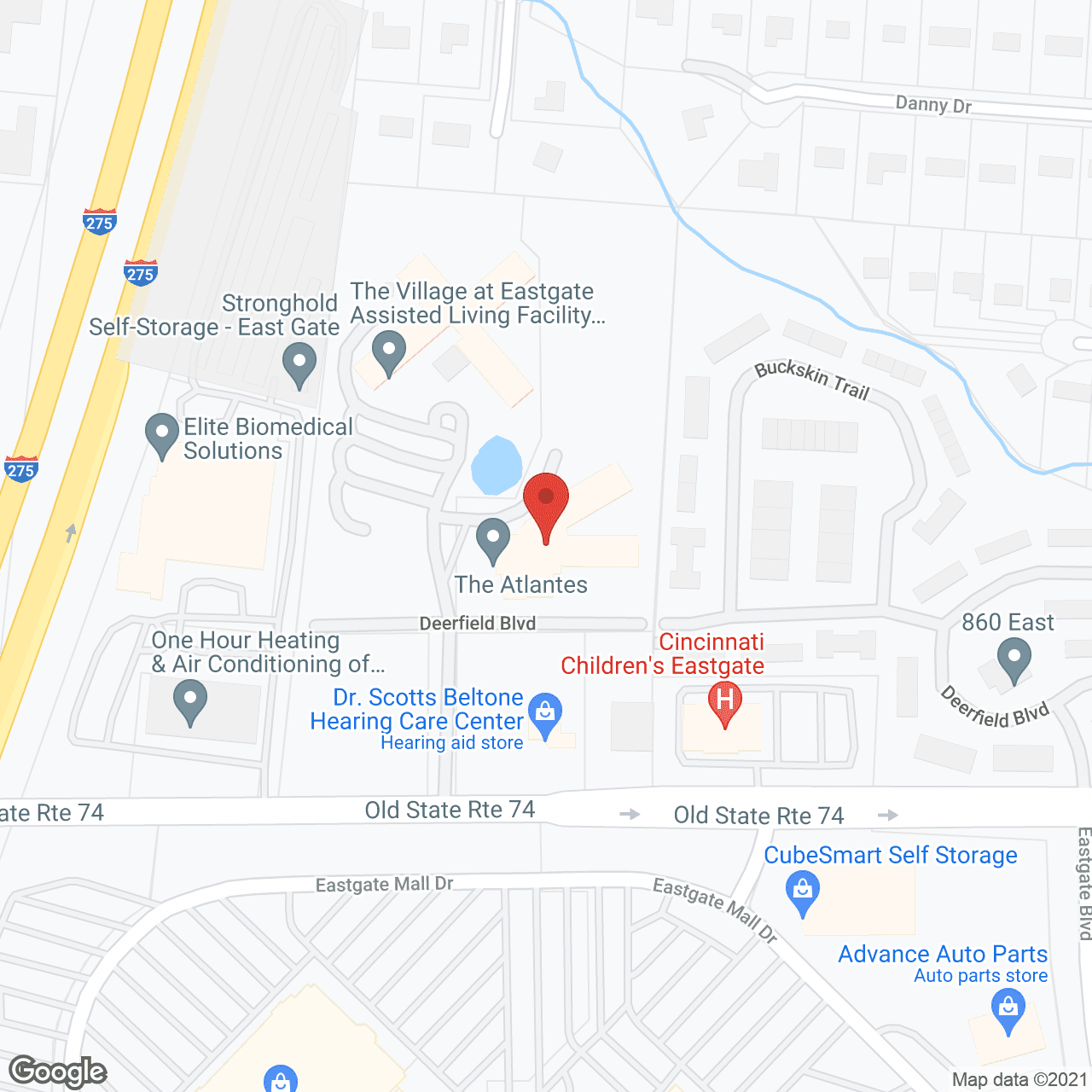 Eastgate Village in google map