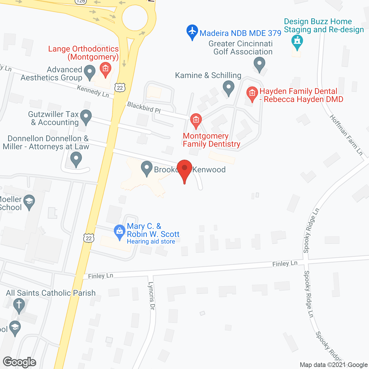 Brookdale Kenwood (Offering HealthPlus) in google map