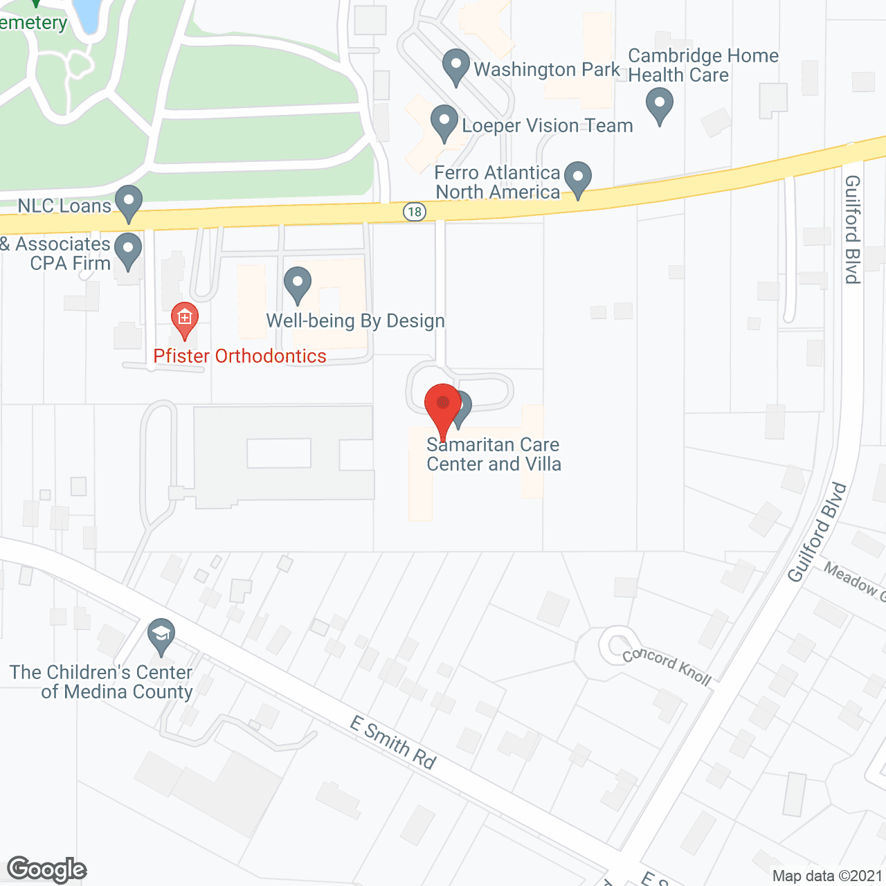 Samaritan Care Center in google map