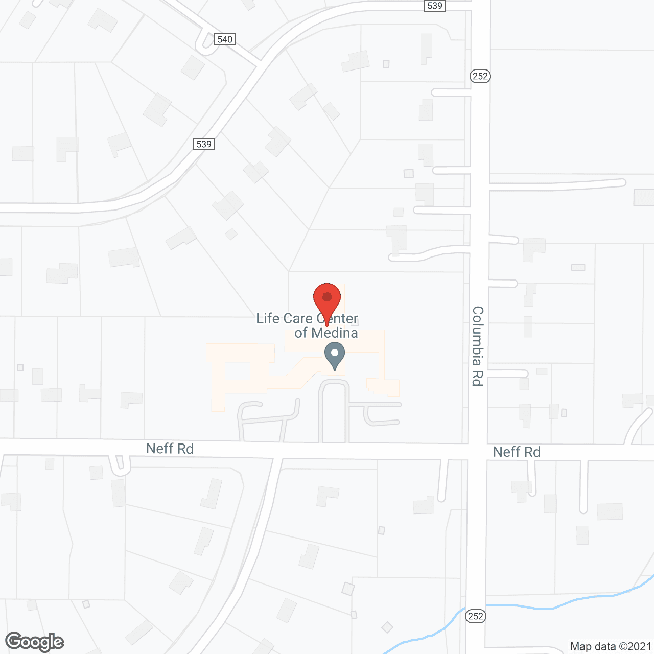 Life Care Ctr of Medina in google map