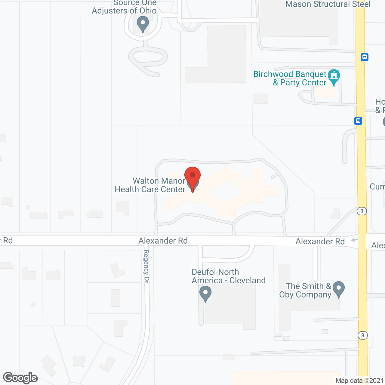 Walton Manor Health Care Ctr in google map