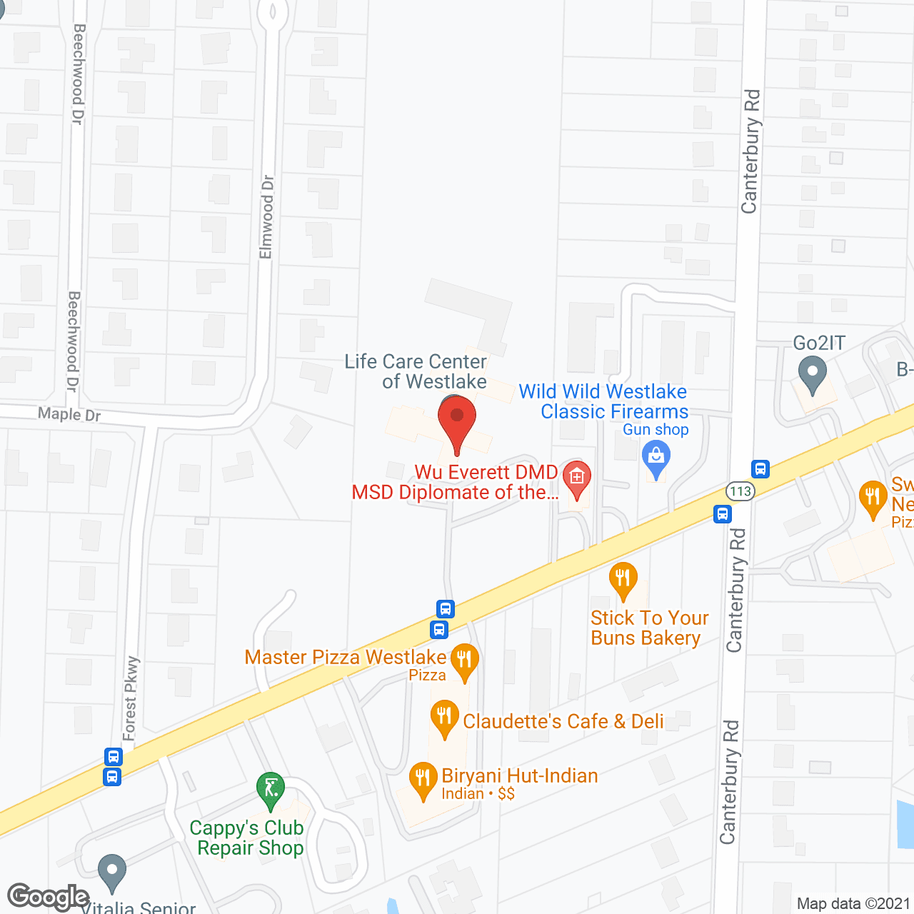The Oakridge Home in google map