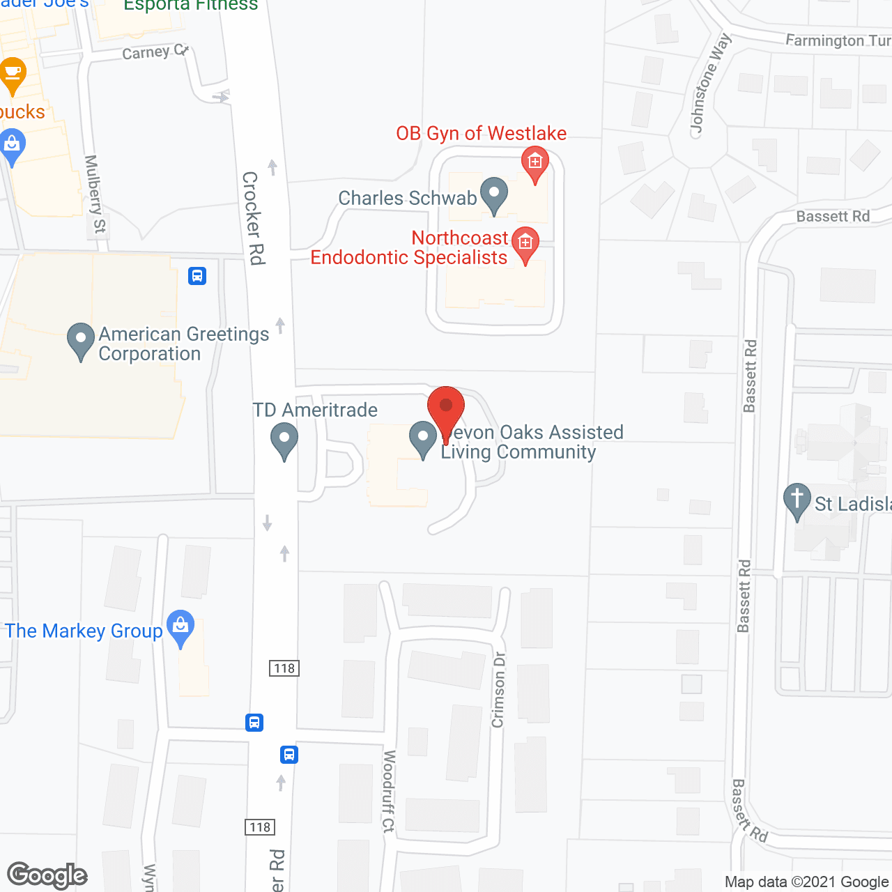 Devon Oaks Assisted Living in google map