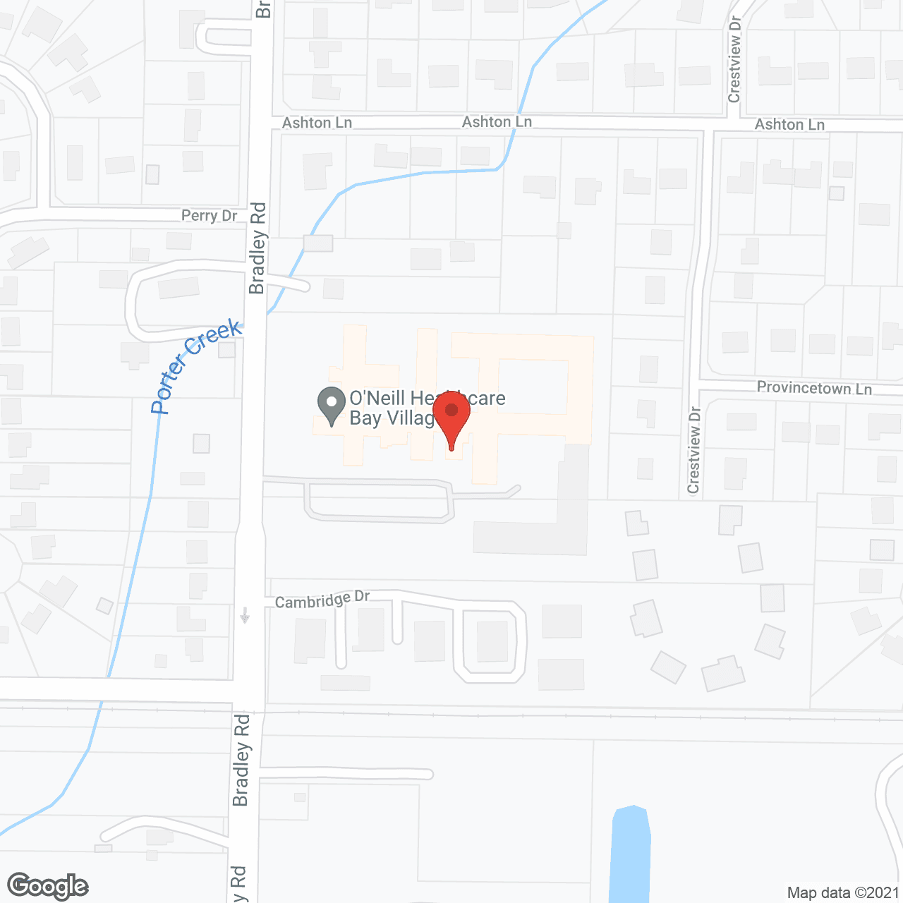 O'Neill Healthcare Bay Village in google map