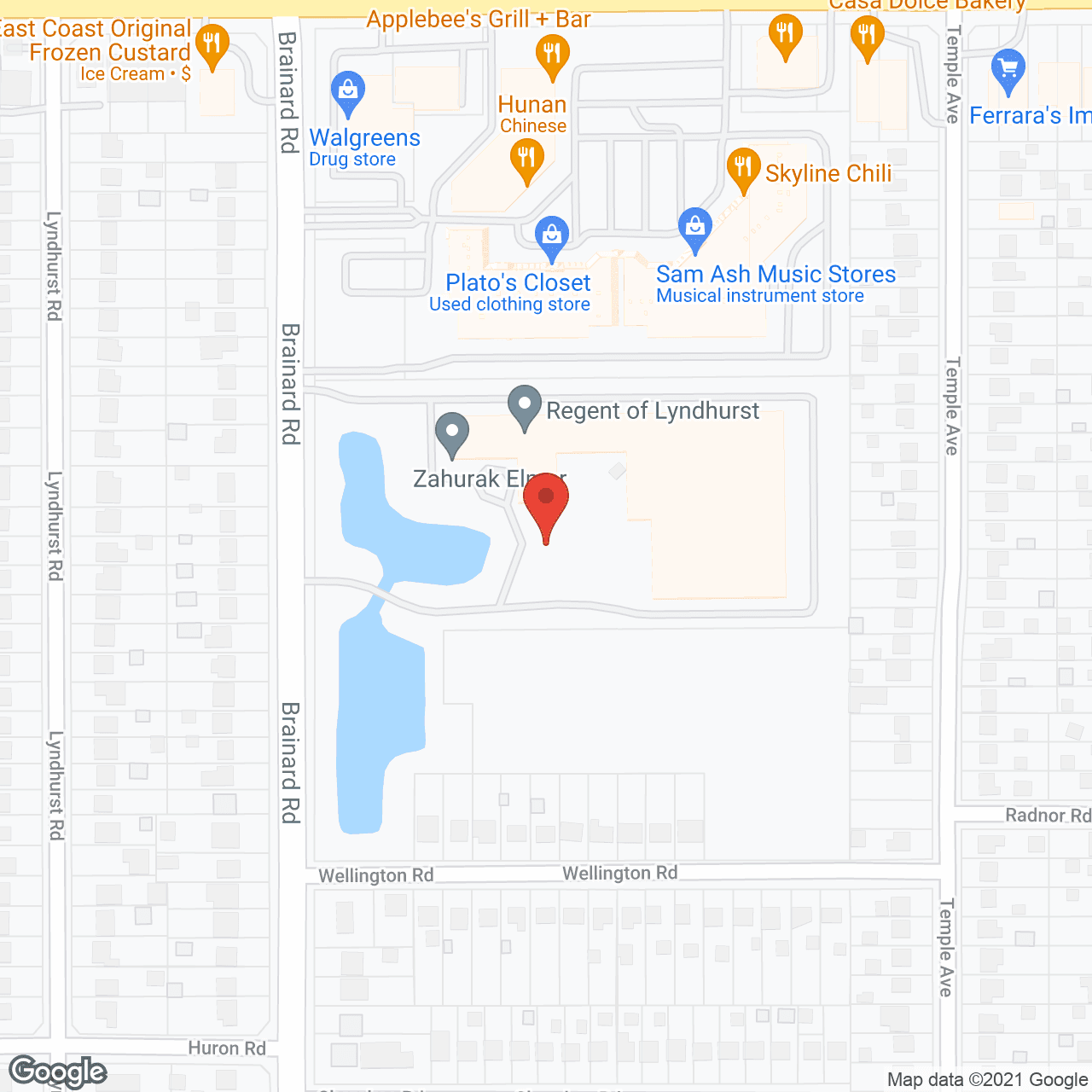 Heritage of Lyndhurst in google map