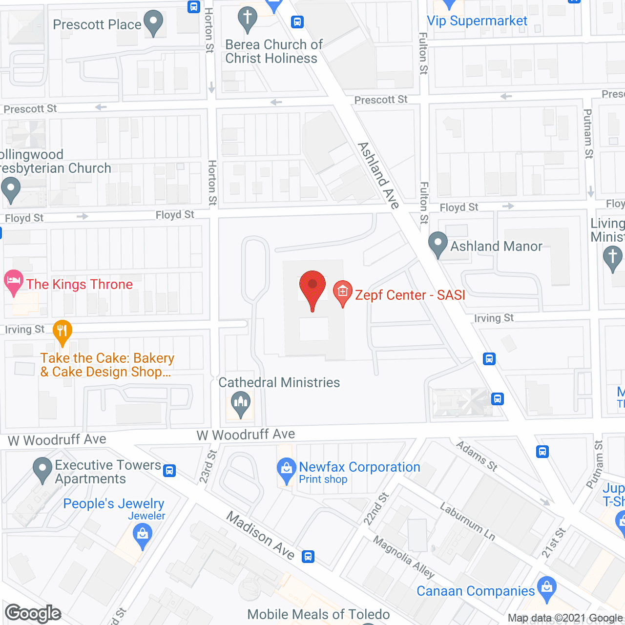 Plaza Care Ctr in google map