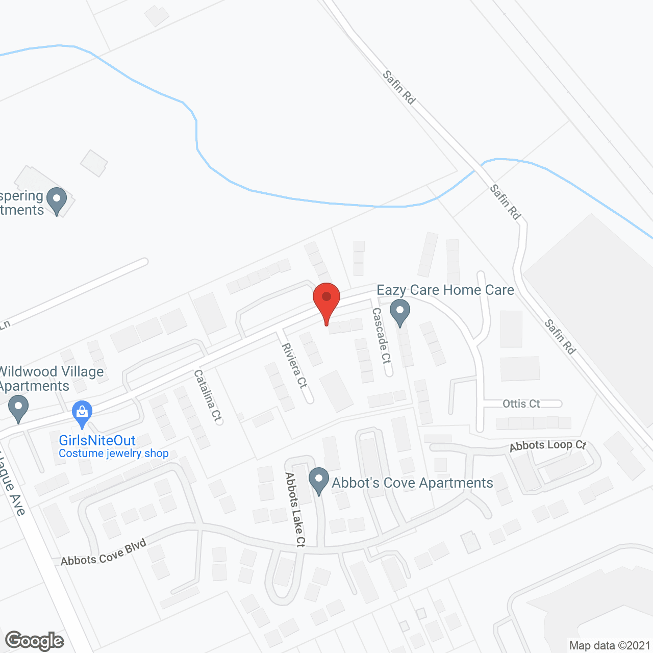 Wildwood Village in google map