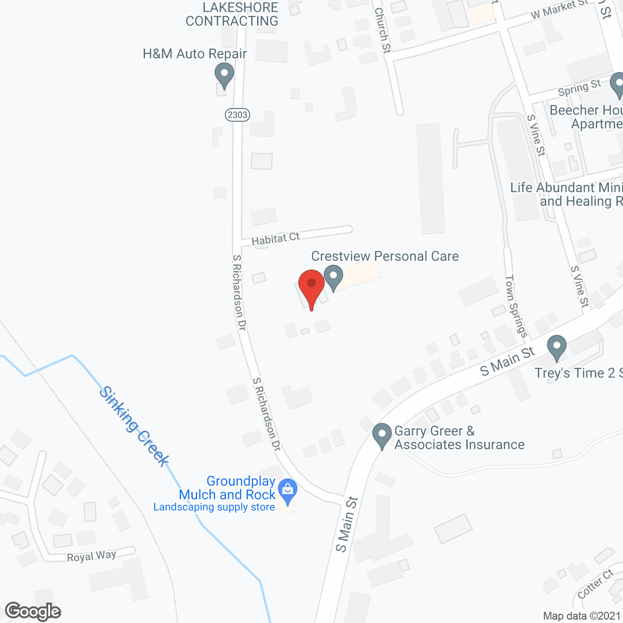CRESTVIEW PERSONAL CARE HOME in google map