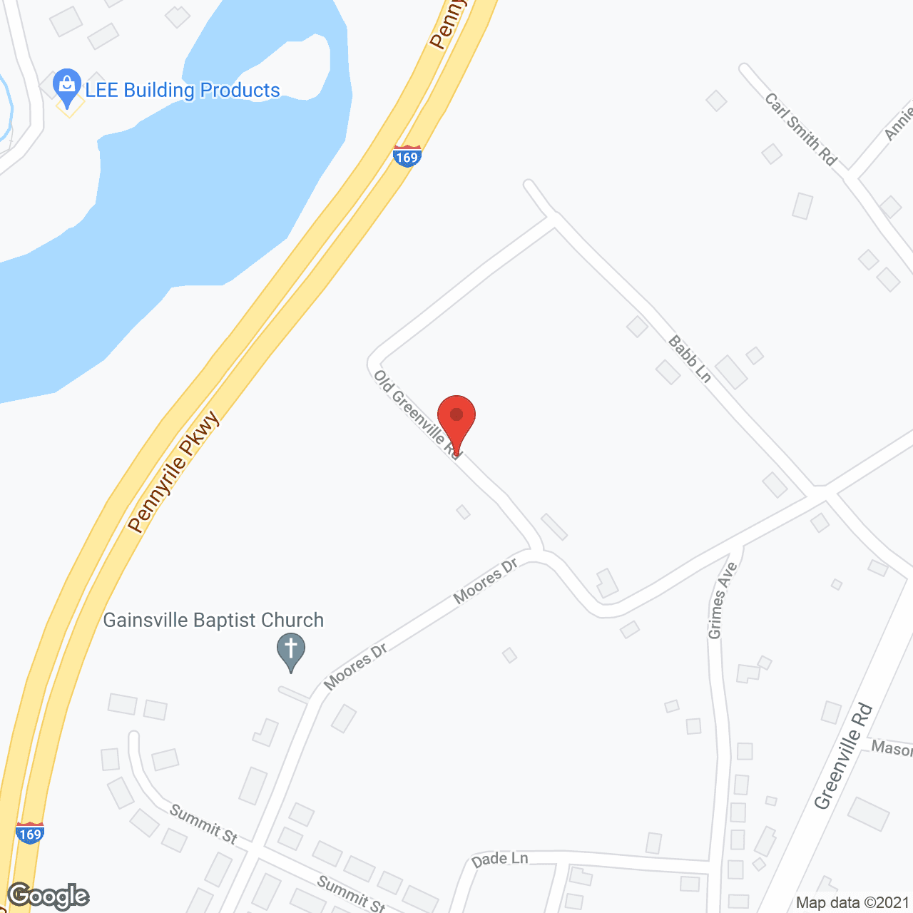 Gainesville Manor in google map