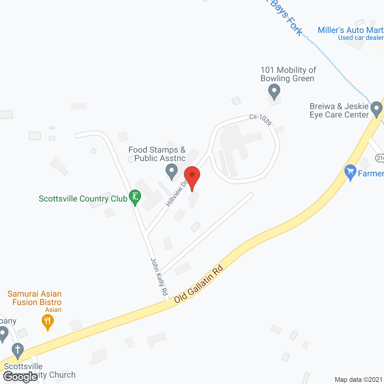 Hillcrest Nursing Home Office in google map