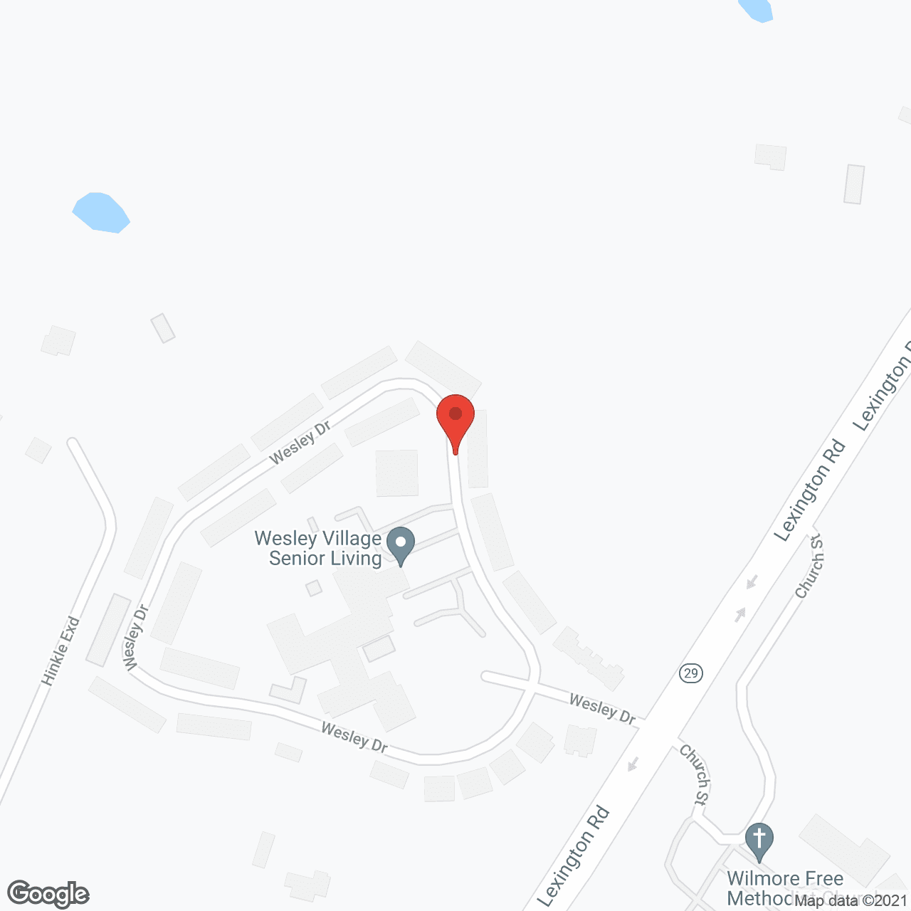 Wesley Methodist Village in google map
