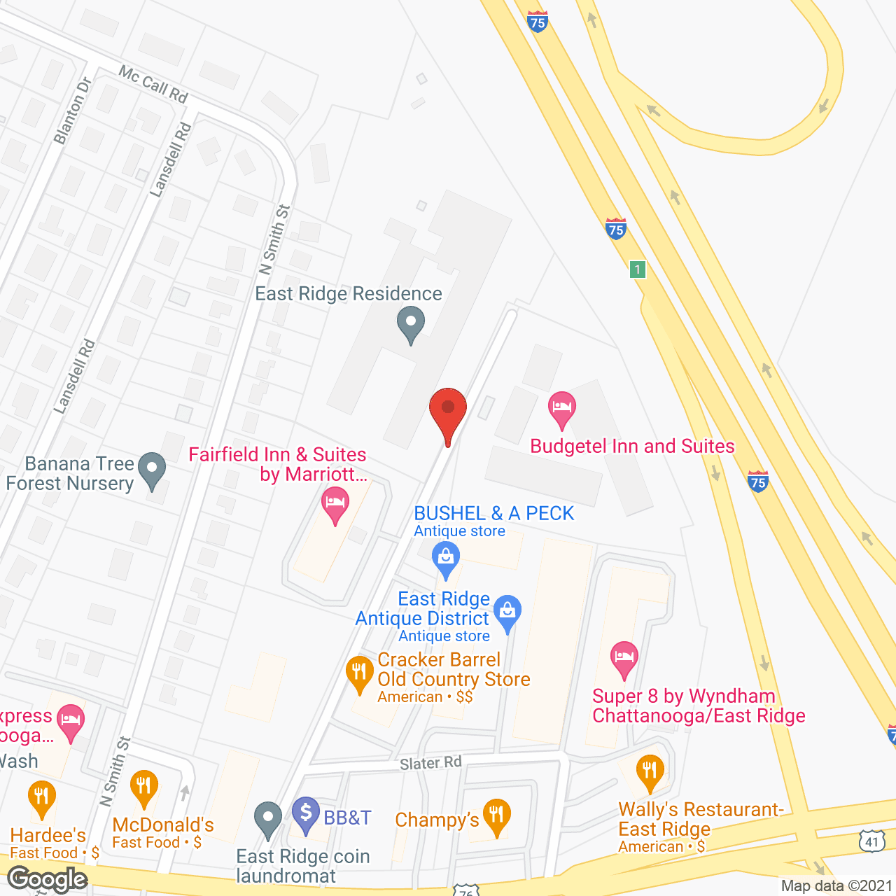 East Ridge Residence in google map