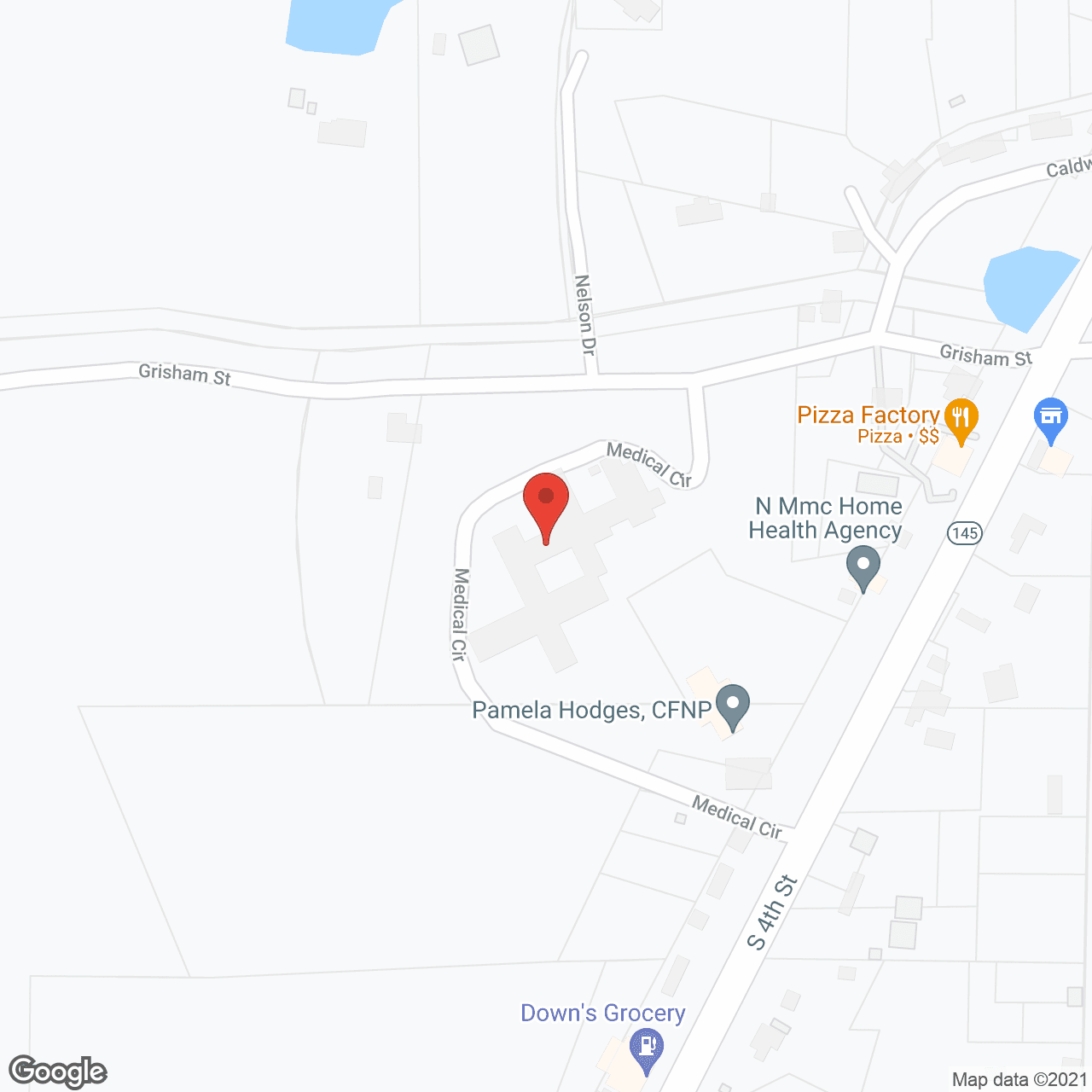 Baldwyn Nursing Home Facility in google map