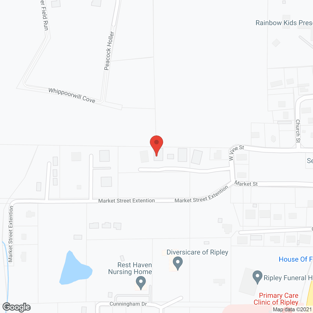 Ripley Manor in google map