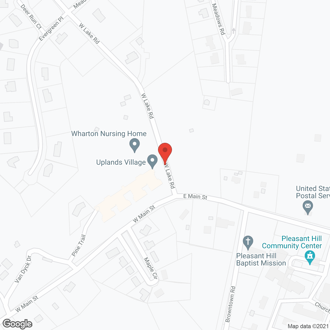 Uplands Retirement Village in google map