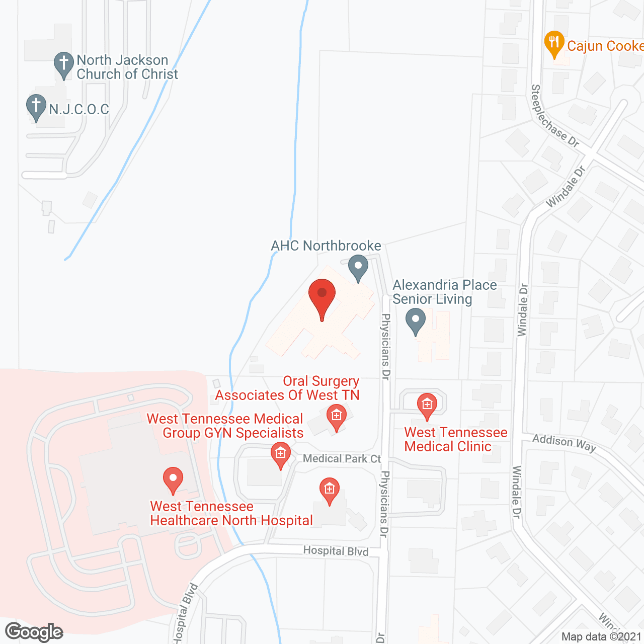 Northbrook Health Care Ctr in google map