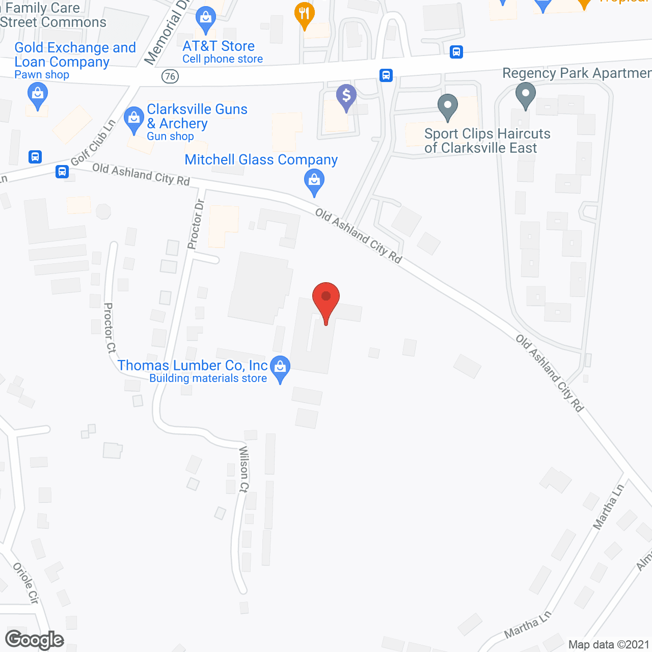 Clarksville Manor Inc in google map