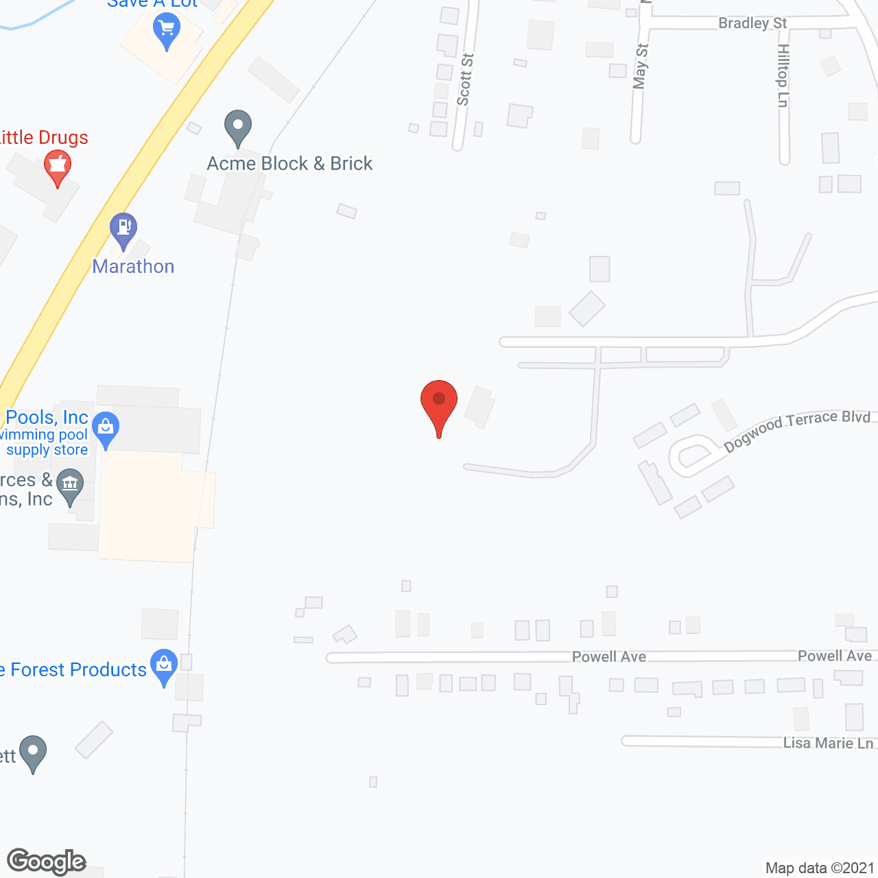 Lodge At Wood Village in google map