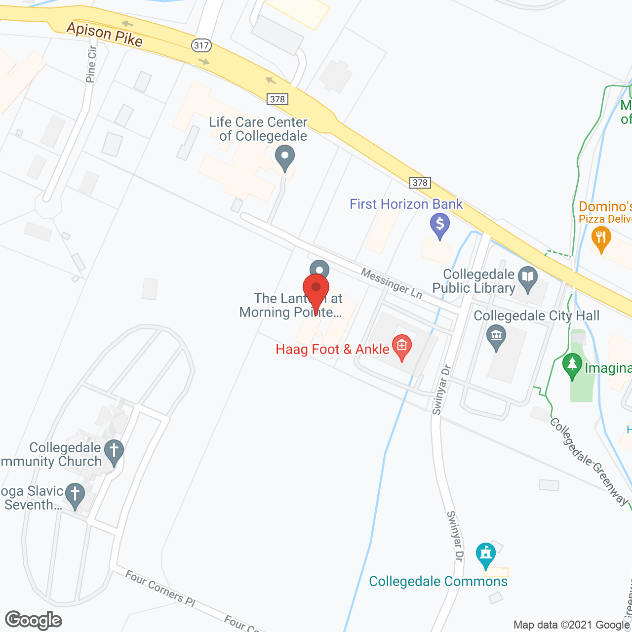 The Lantern Alzheimer's Center At Morning Pointe in google map