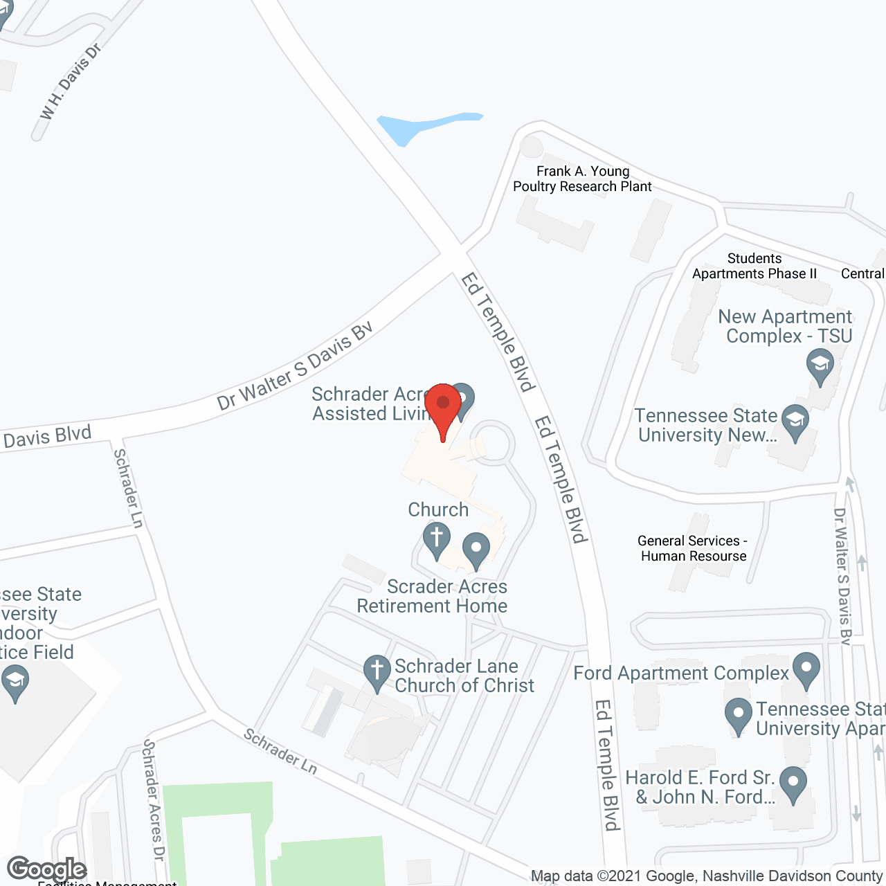 David Jones Jr Assisted Living Center in google map