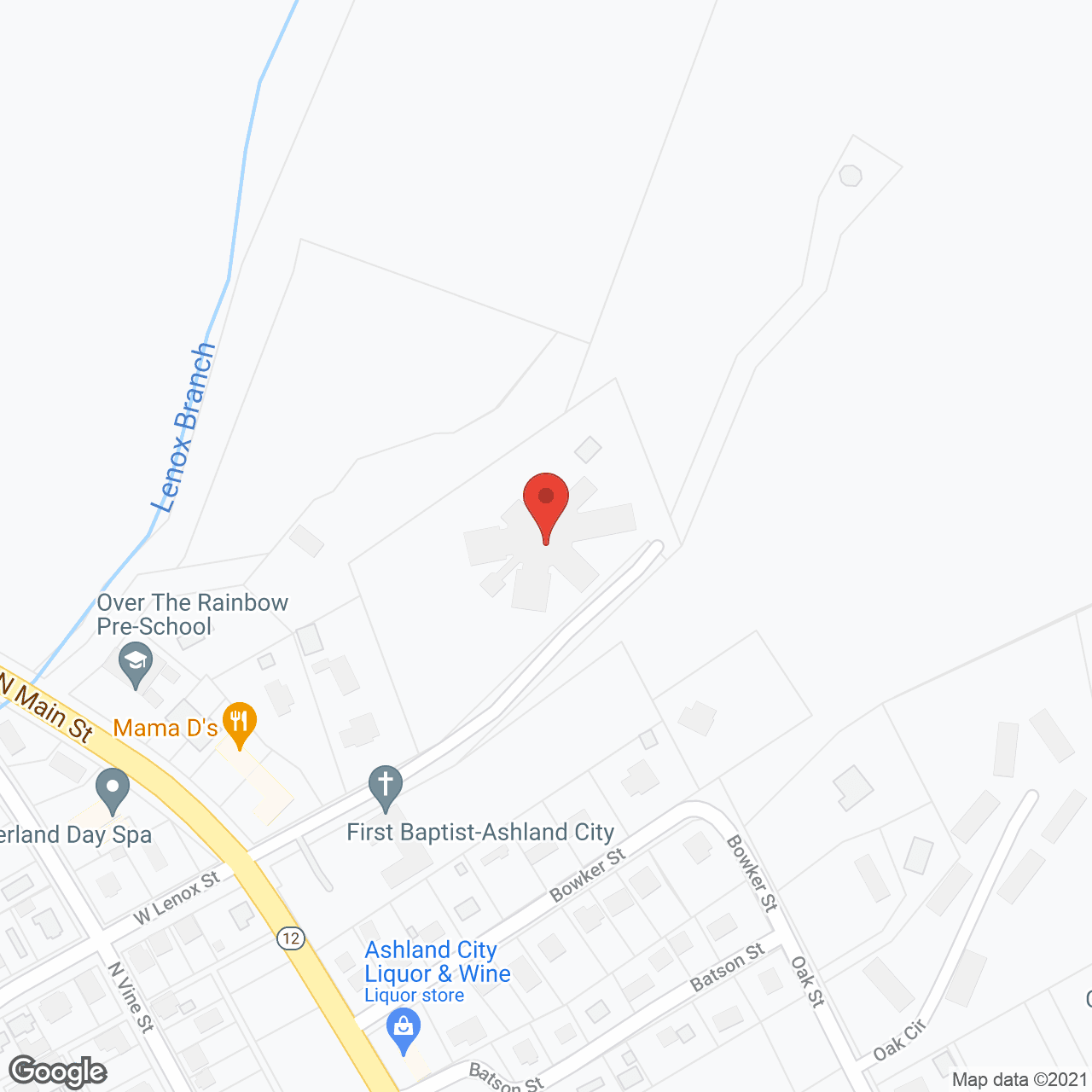 Hillcrest Healthcare Center in google map