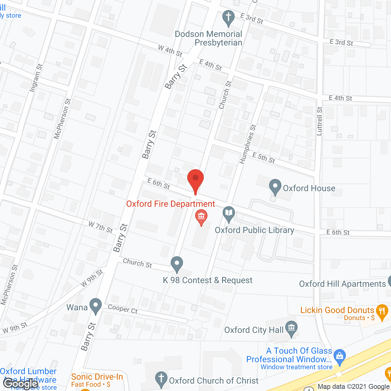 Oxford House in google map