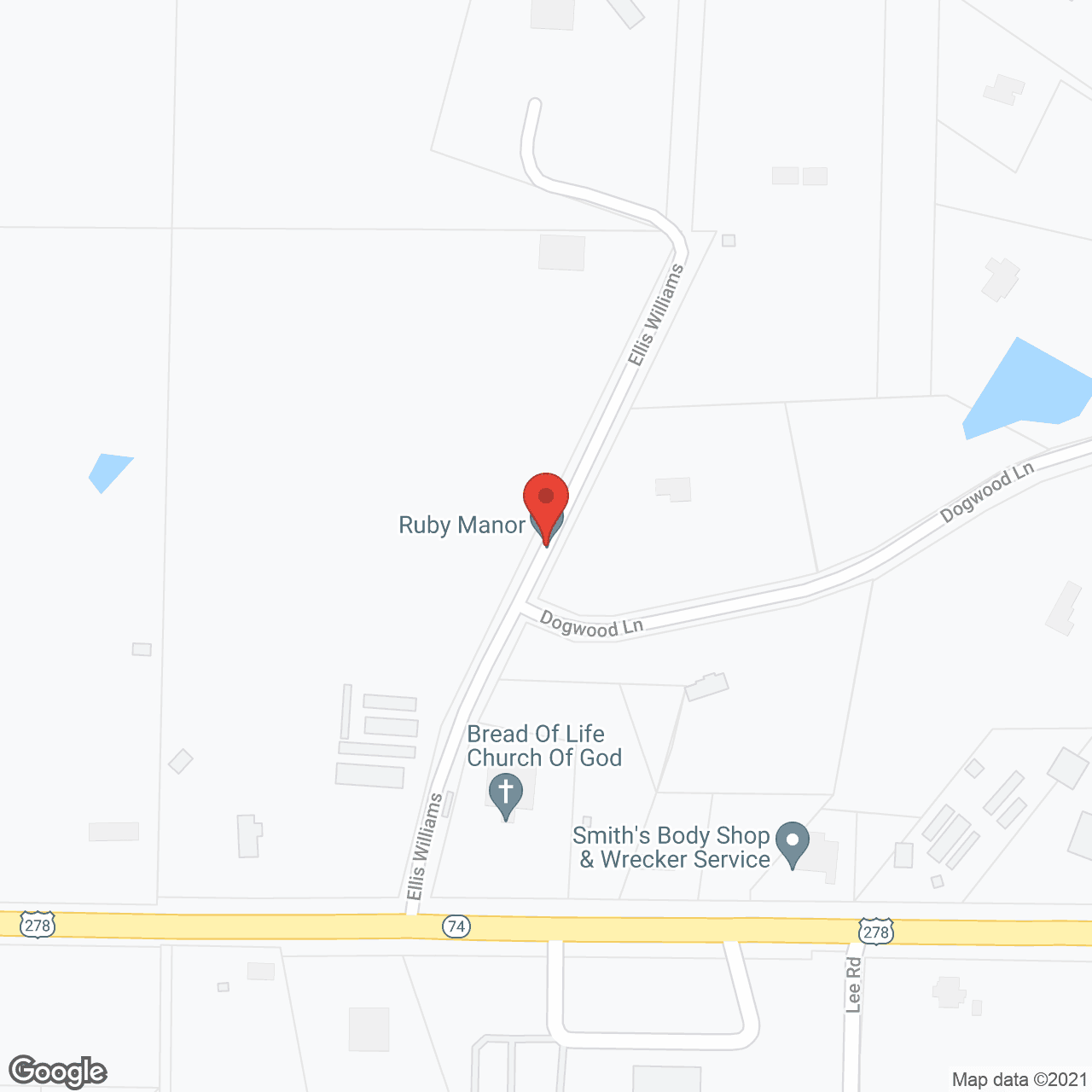Oak Trace Assisted Living in google map