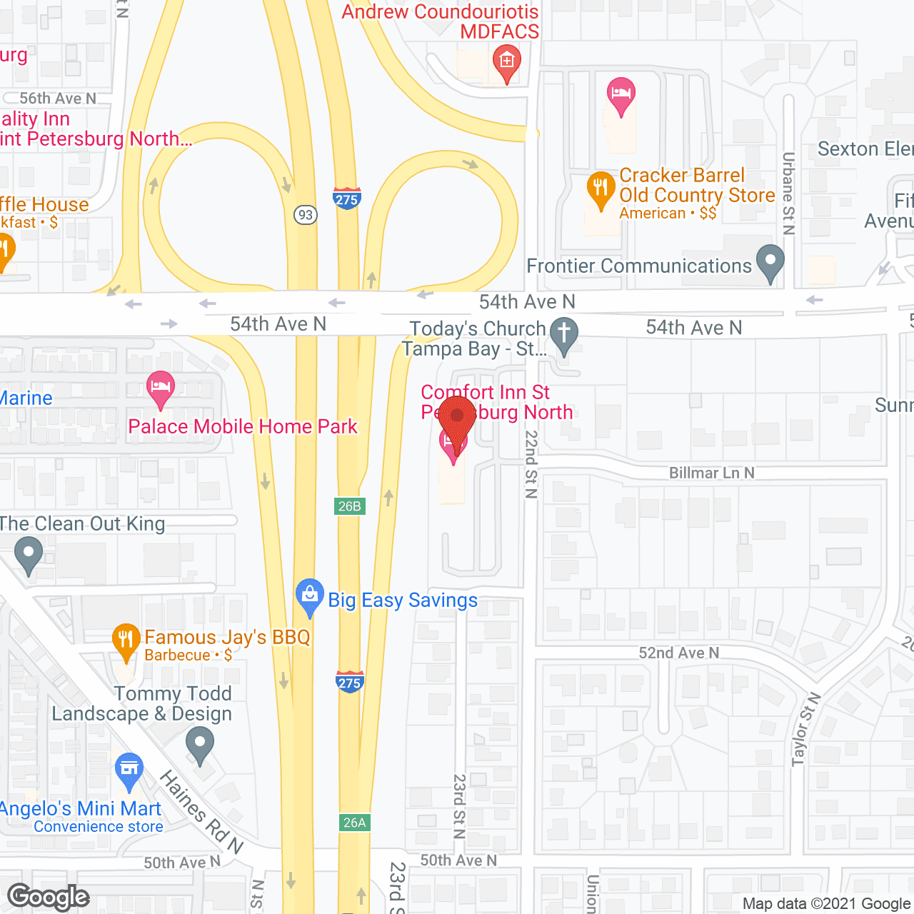 Oakmont in google map