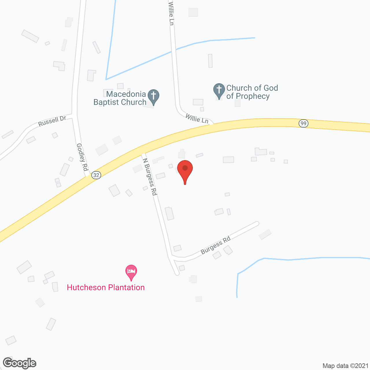 Azalea Corner in google map