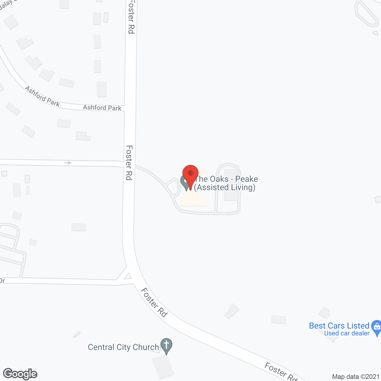 The Oaks - Peake in google map