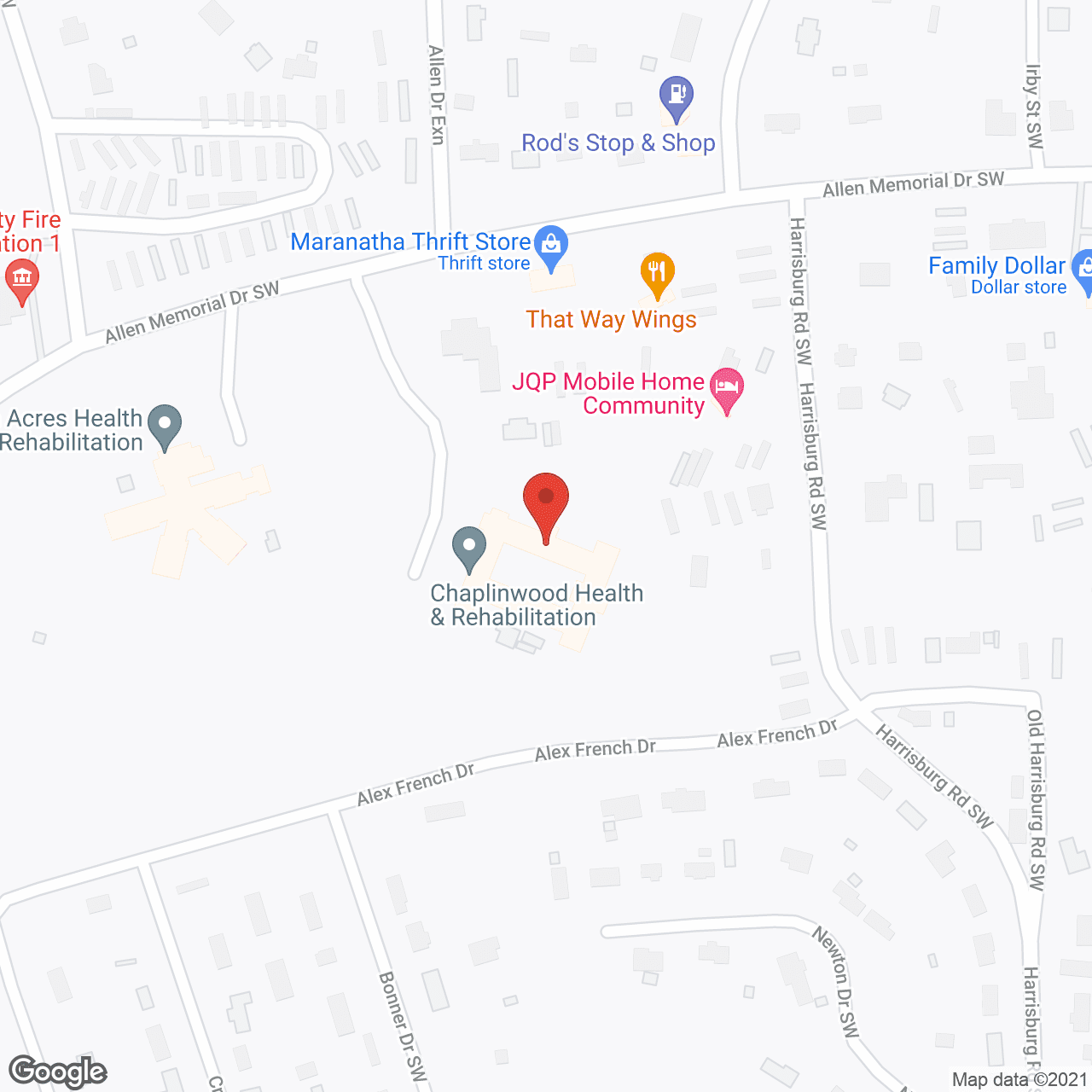 Chaplinwood Nursing Home in google map