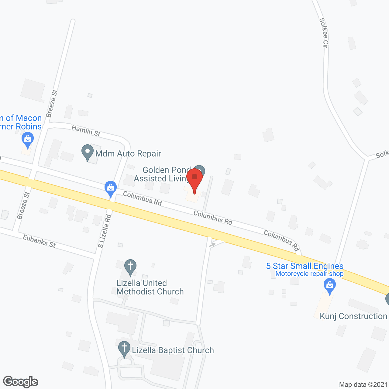 Golden Pond Assisted Living Inc. in google map