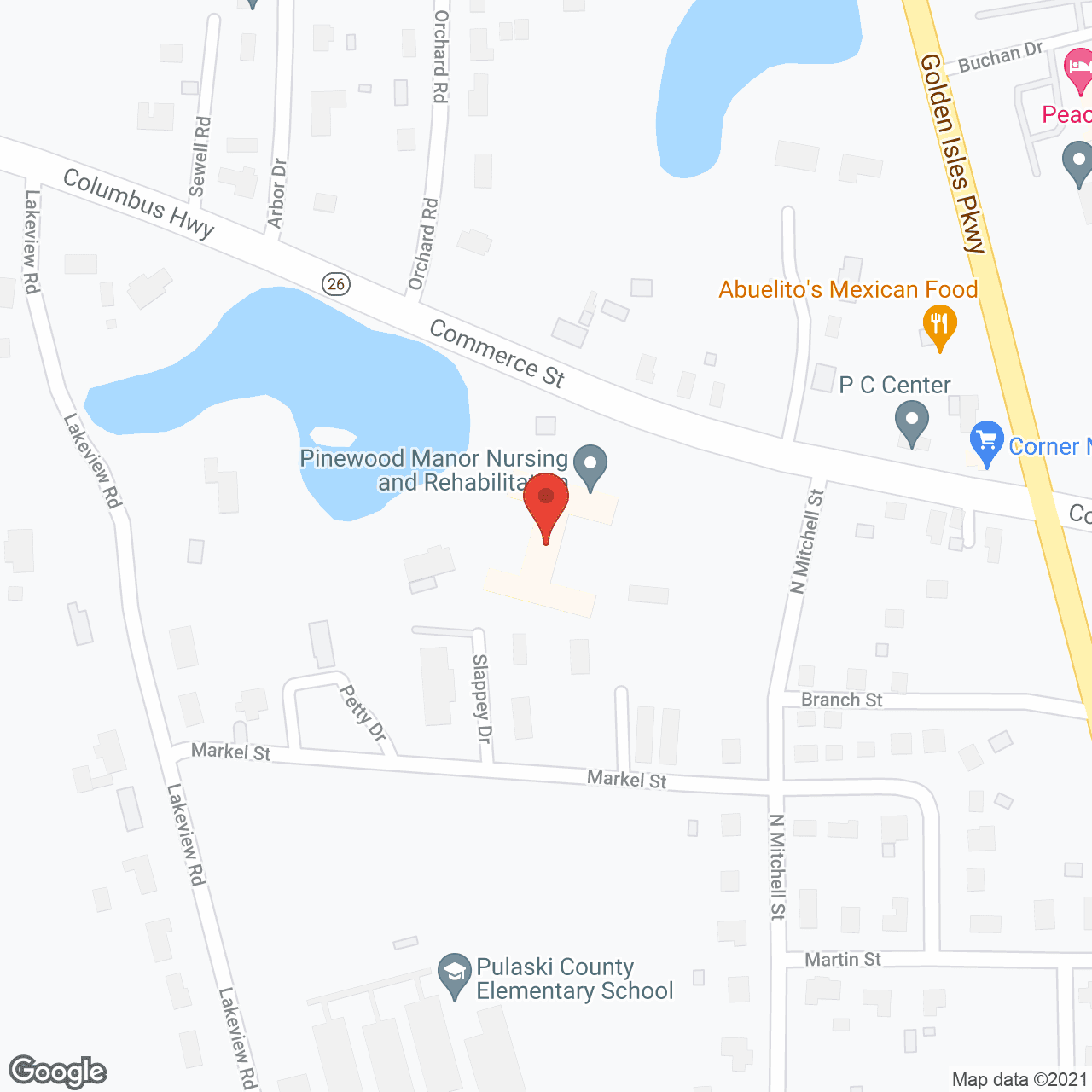 Pinewood Manor in google map