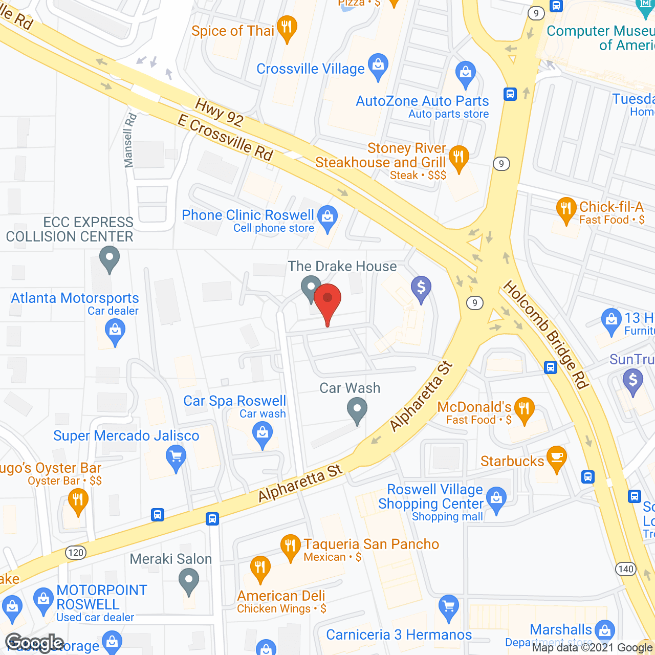 Health Service Ctr in google map