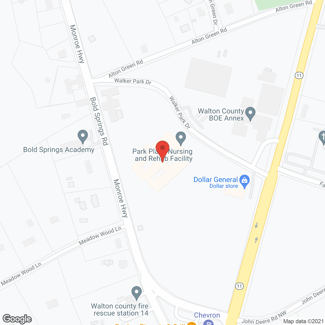 Park Place Nursing Facility in google map