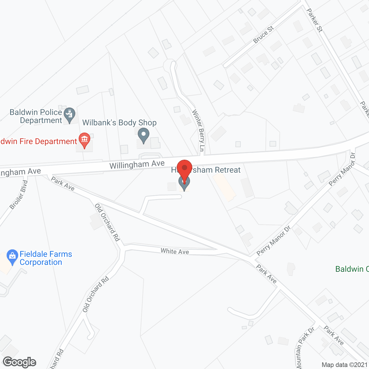 Habersham Retreat in google map