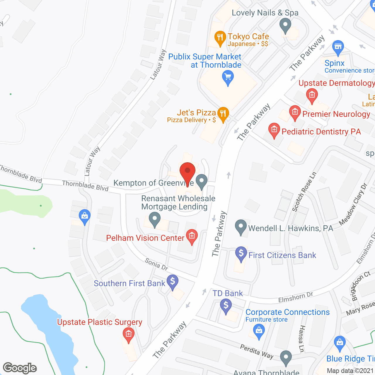 TerraBella Thornblade in google map