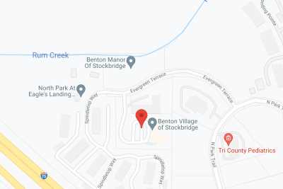 Benton Village of Stockbridge in google map