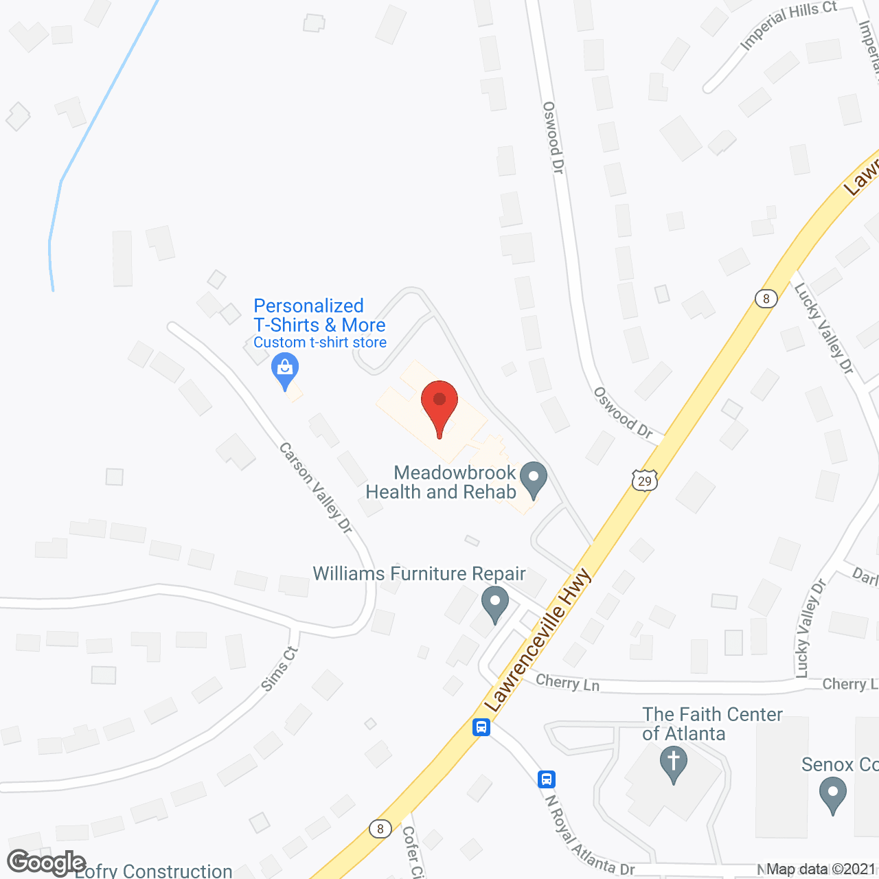 Meadowbrook Nursing Home Inc in google map