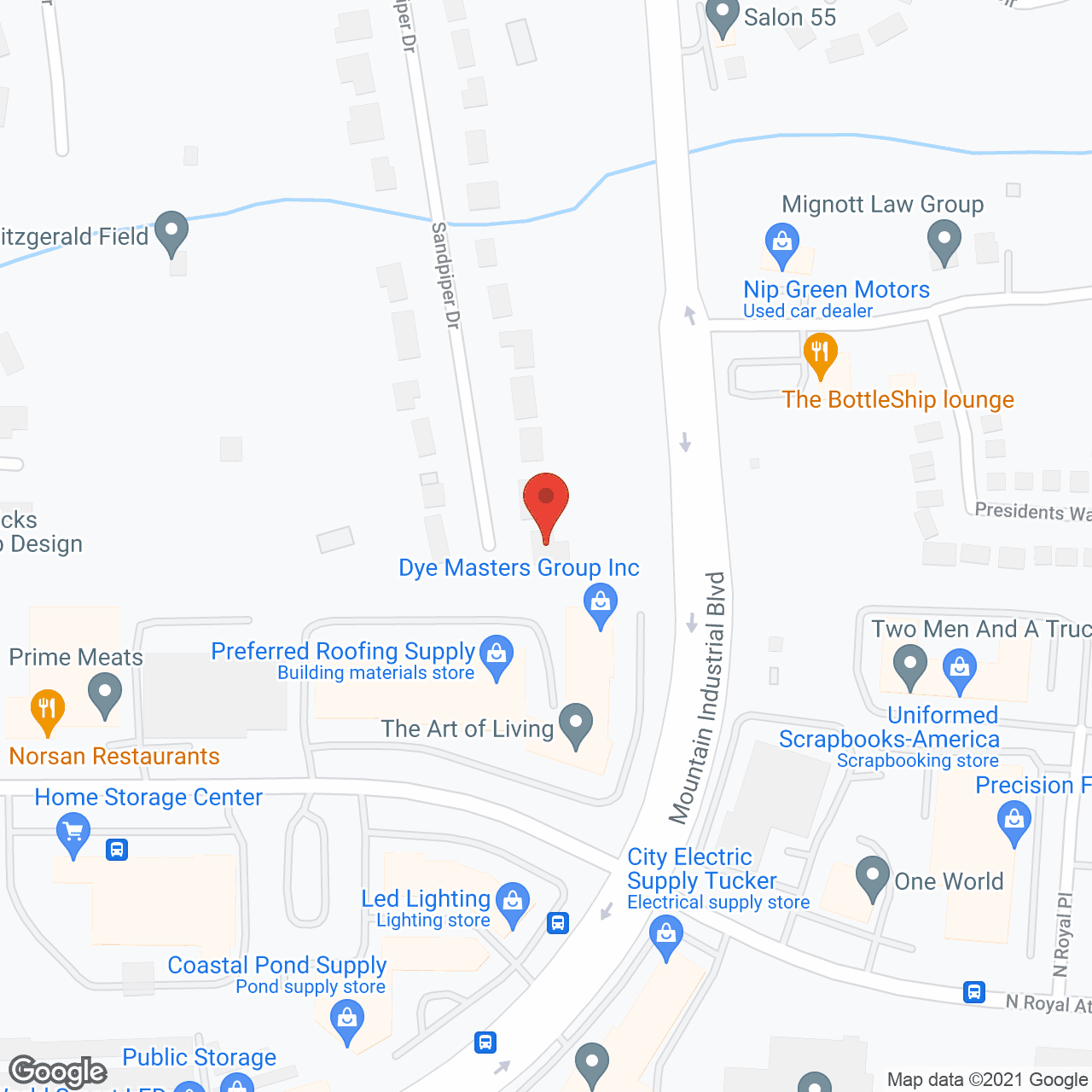 Avondale at Tucker in google map
