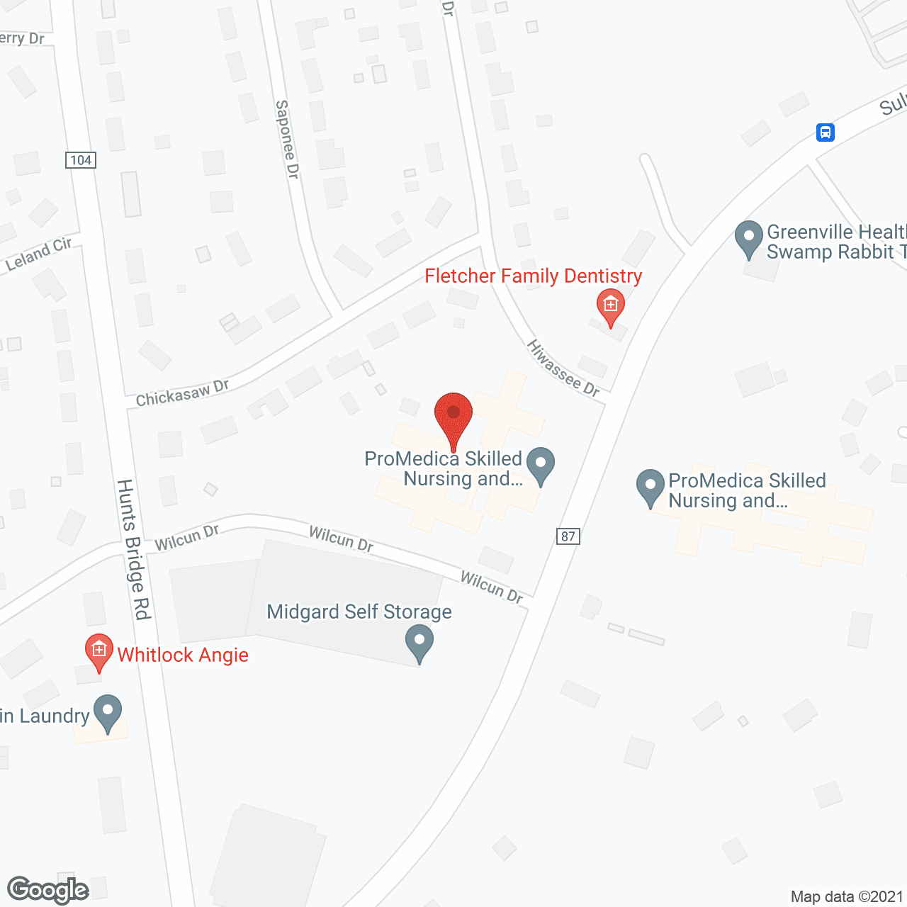 ProMedica Greenville West in google map