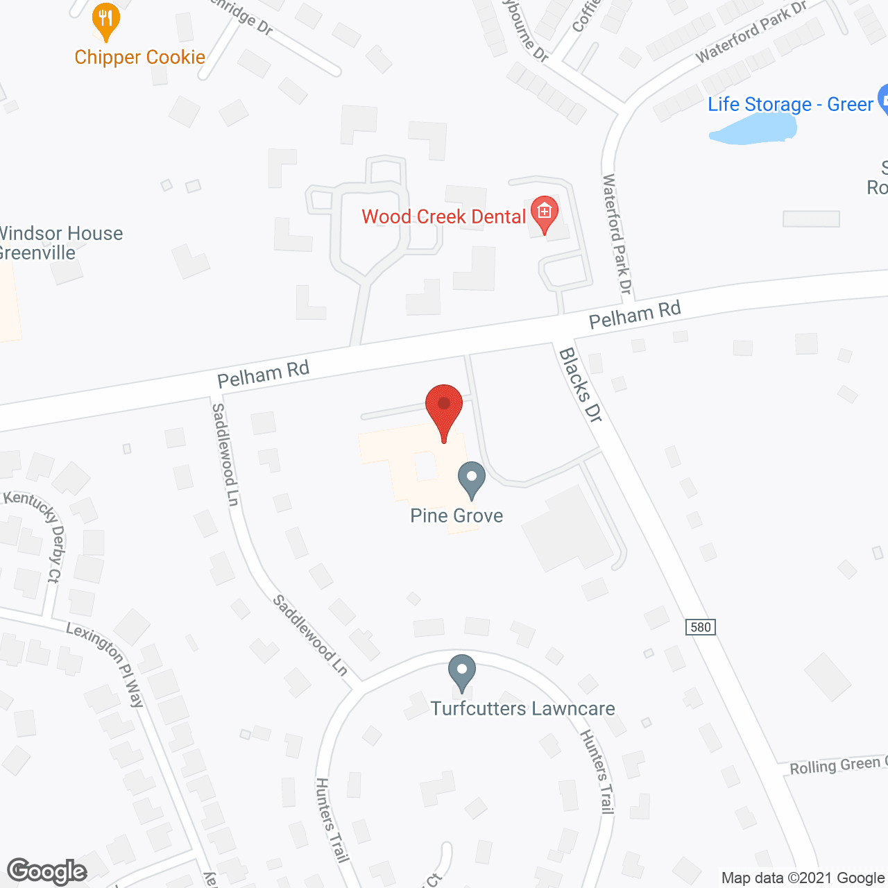 Pine Grove Senior Living in google map