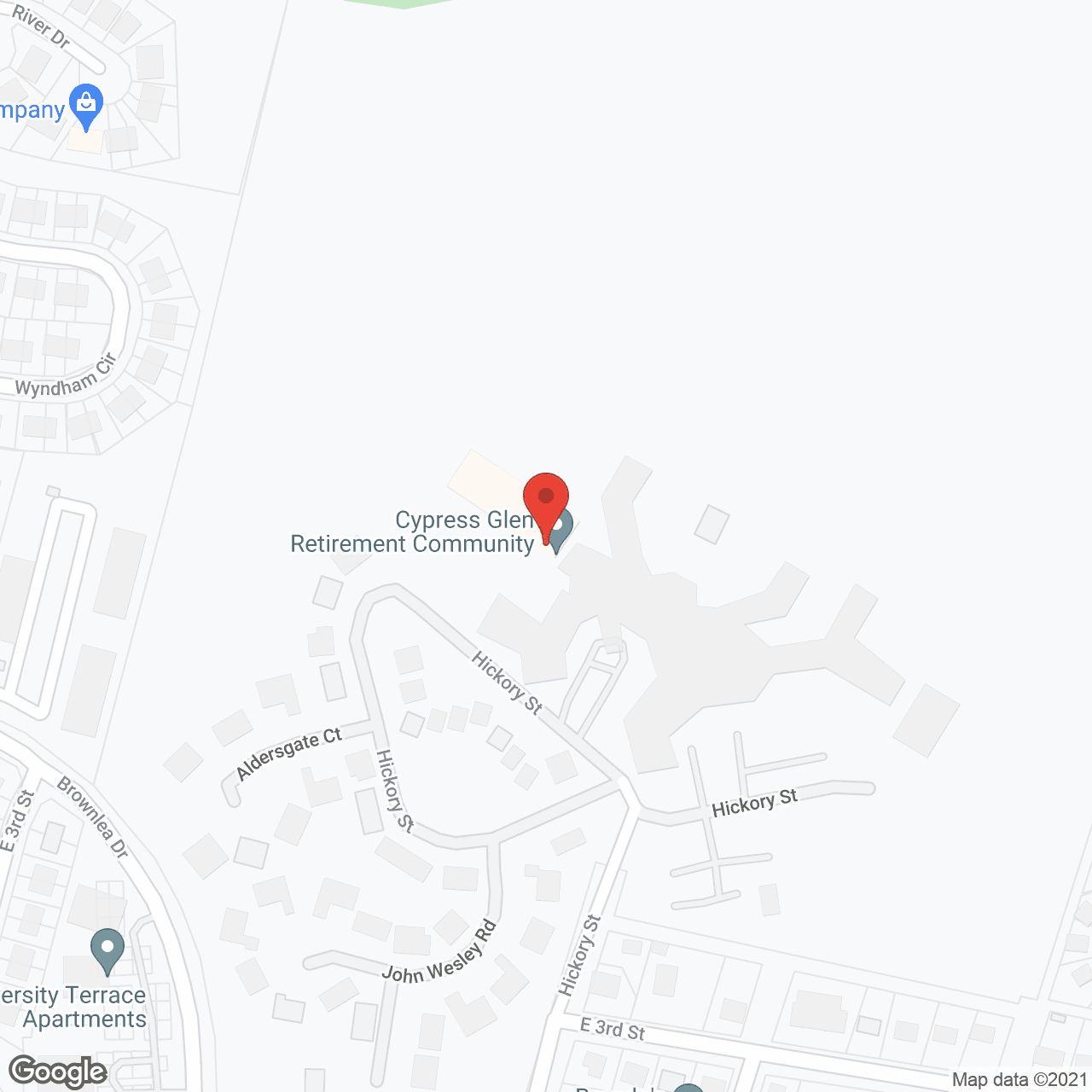 Cypress Glen in google map