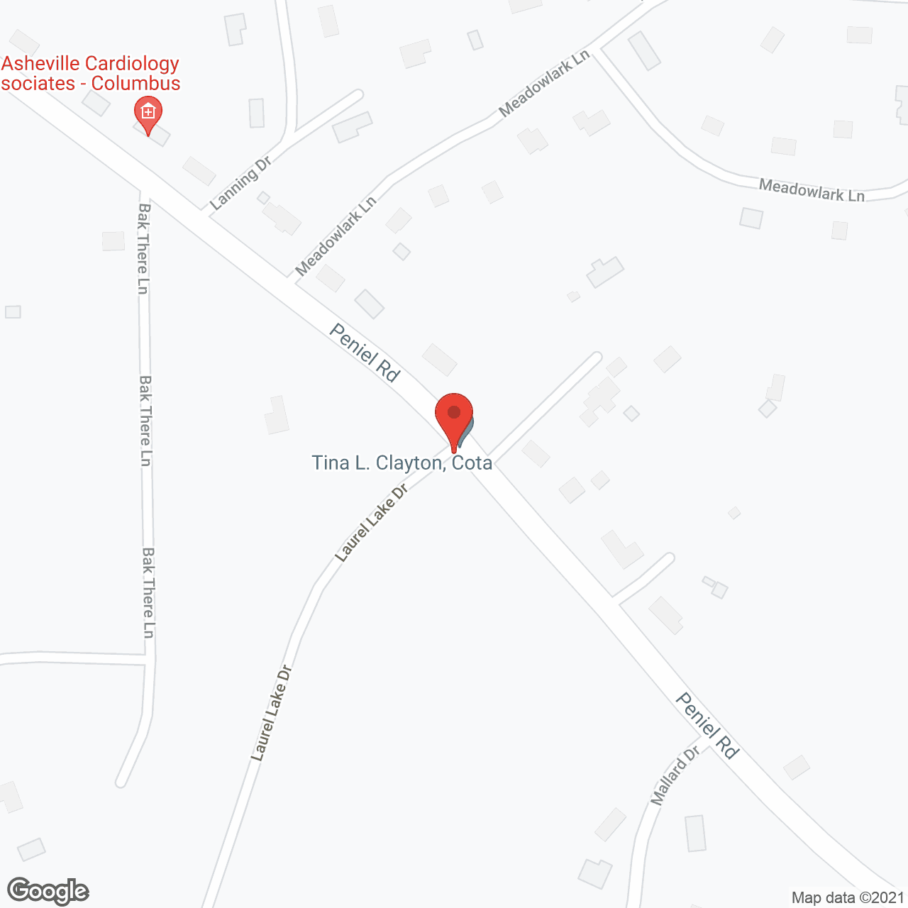 Tryon Estates Medical Facility in google map