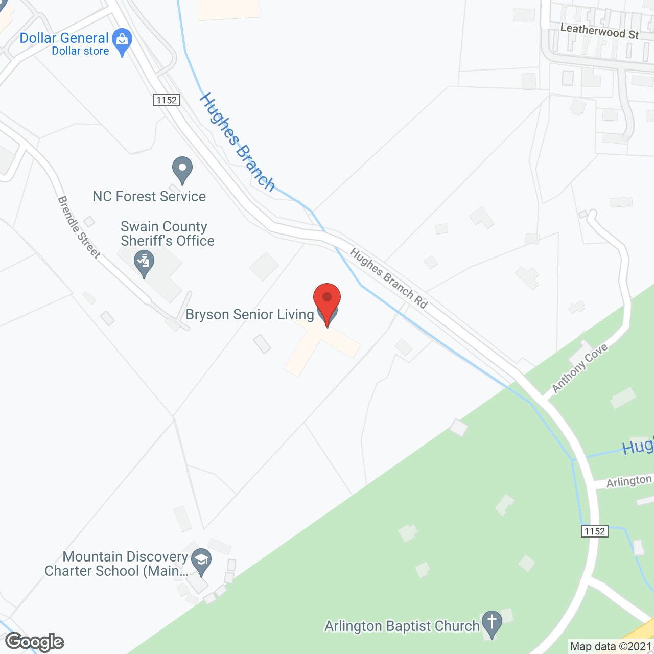 Bryson City Living Center in google map